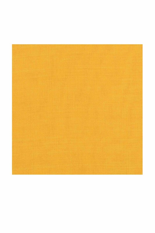 Бесшовный одноцветный платок Payidar İpek 100см/жёлтый 450 - Thumbnail
