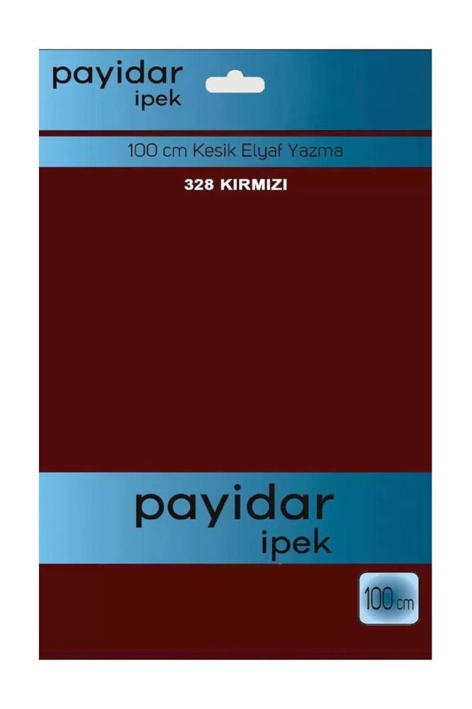 Бесшовный одноцветный платок Payidar İpek 100см/красный 328