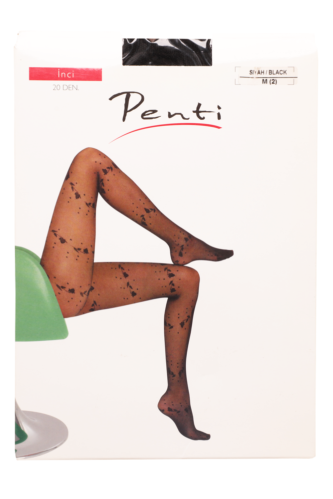 Penti İnci Külotlu Çorap 20 Den | Siyah
