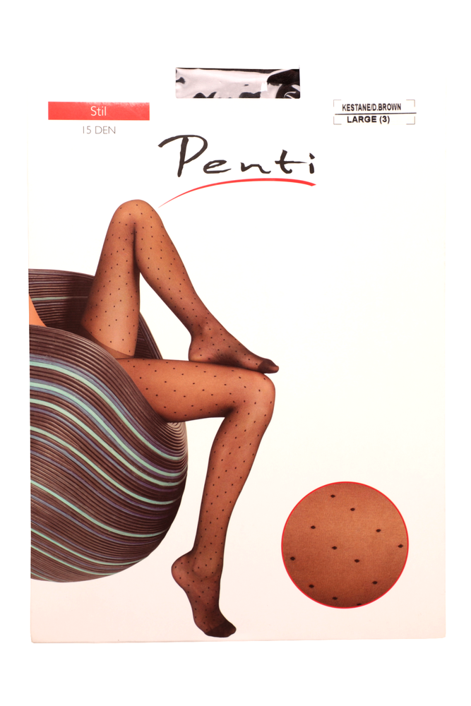 Penti Stil Külotlu Çorap 15 den | Kestane