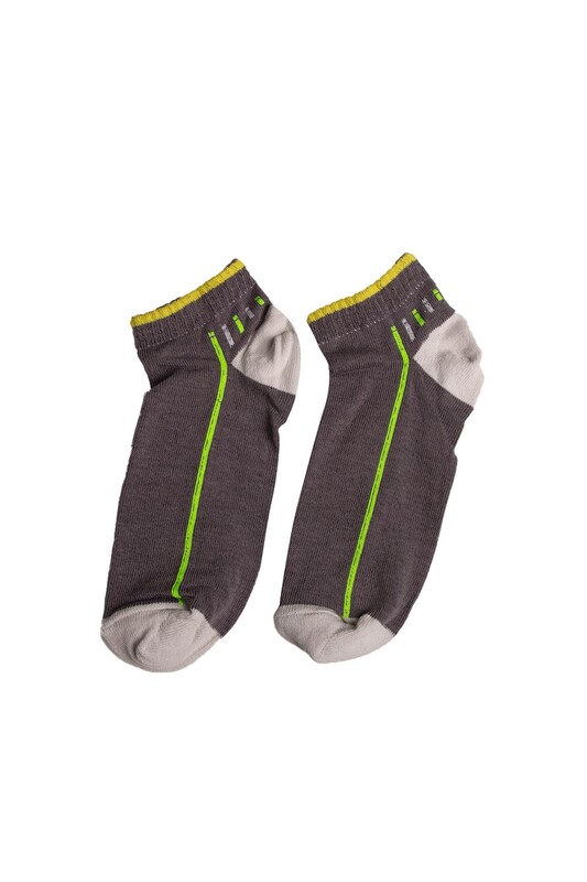 PINAR SOCKS - Erkek Çocuk Patik Çorap | Açık Antrasit