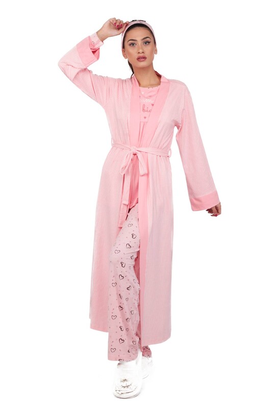 Комплект пижамы POLEREN для беременных 5952/розовый - Thumbnail