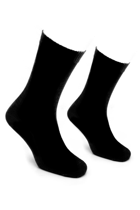 PRO - Diyabetik Dikişsiz Bambu Erkek Çorap 17408 | Siyah