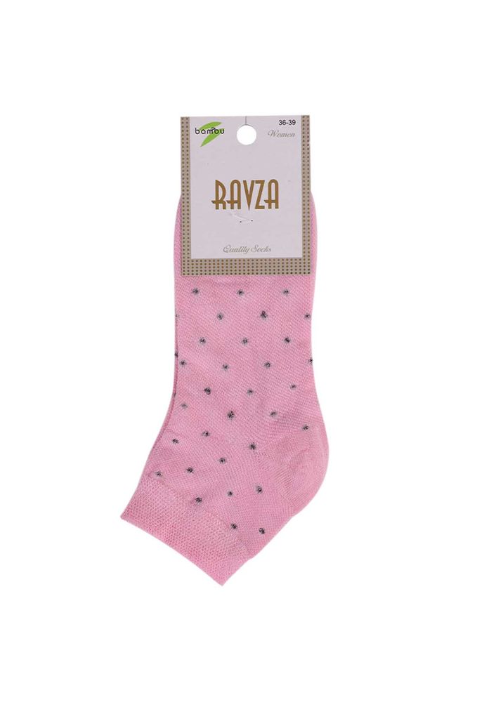 Бамбуковые носки RAVZA в горошек 301/розовый 