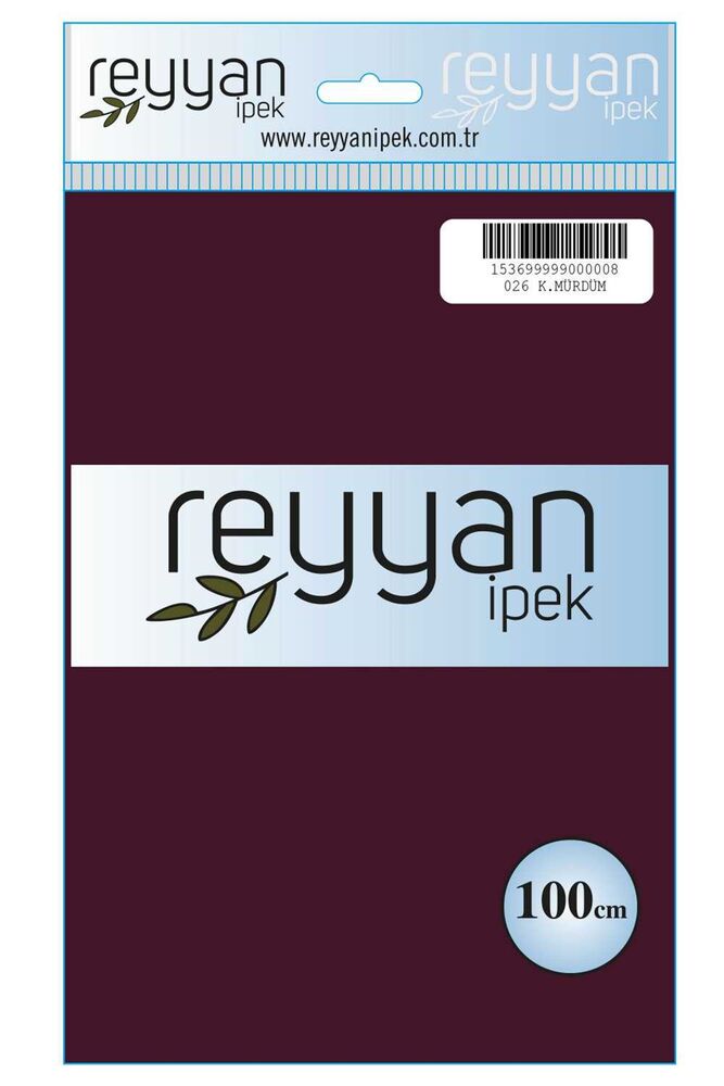 Reyyan Dikişsiz Düz Yazma 100 cm | Koyu Mürdüm 026