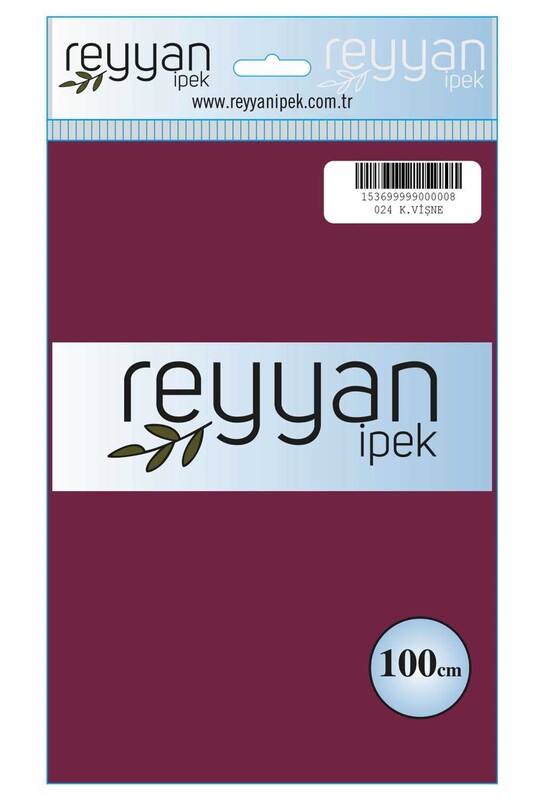 REYYAN - Reyyan Dikişsiz Düz Yazma 100 cm | Koyu Vişne 024