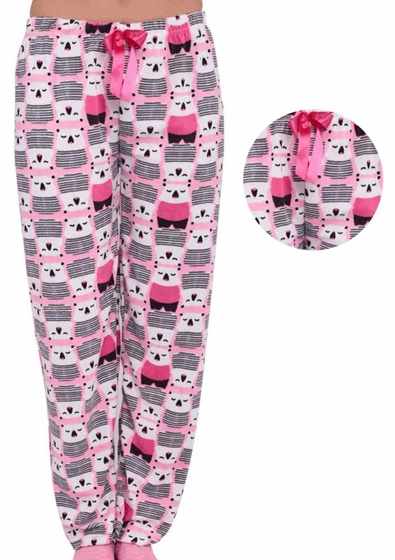 Низ пижамы RINDA с персонажем из мультфильма 139/розовый - Thumbnail