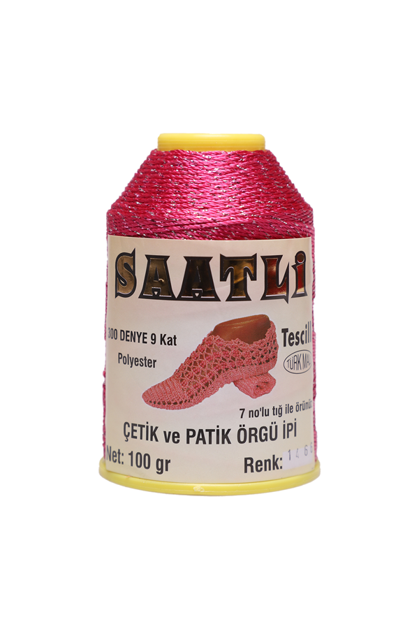 Saatli Simli Çetik ve Patik Örgü İpi 9 Kat 100 gr. | 1466