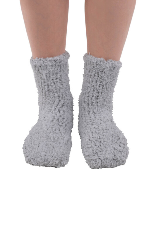 Махровые носки Sahab 30800/светло-серый - Thumbnail
