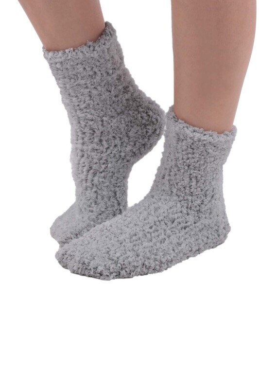 Махровые носки Sahab 30800/светло-серый - Thumbnail
