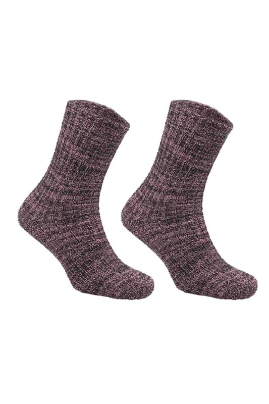 SARA DONNA - Kadın Outdoor Socks Bot Çorabı | Mürdüm
