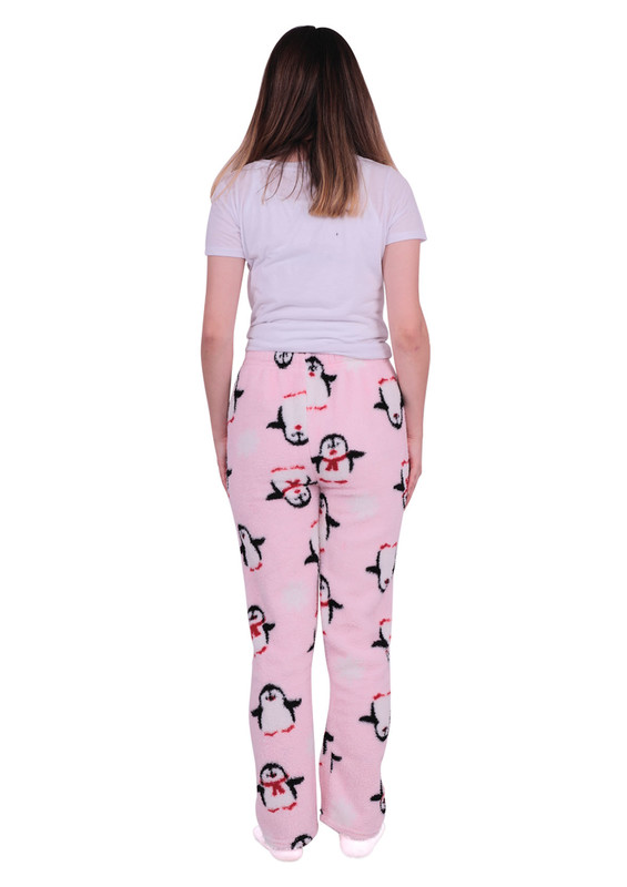 Низ пижамы SIMISSO Welsoft с рисунком пингвина 879 |розовый - Thumbnail