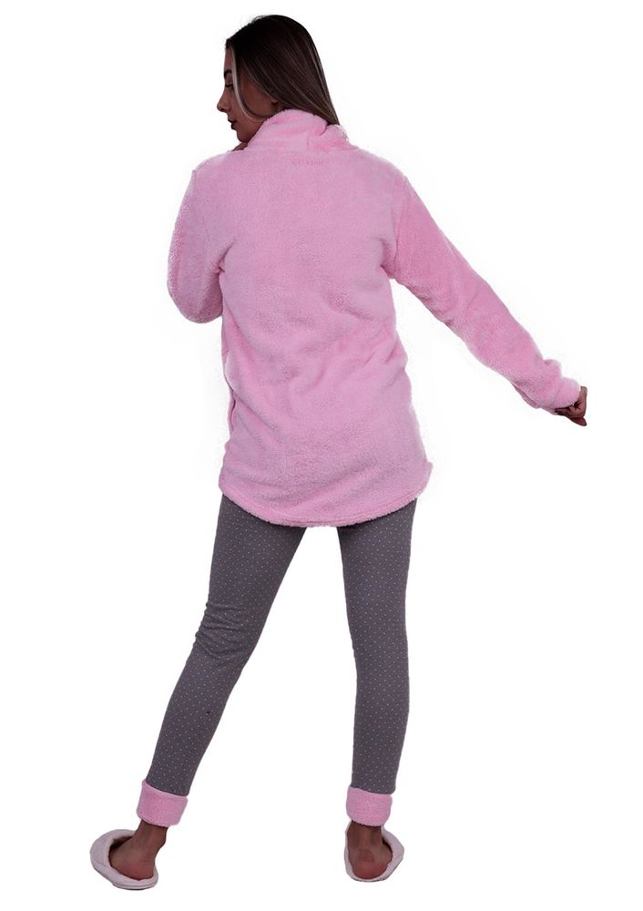 Комплект пижамы SIMISSO из флиса 2601/ розовый