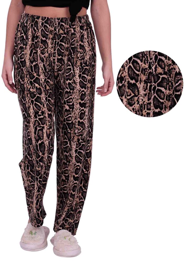 Женский леопардовый низ пижамы | телесный(визон)