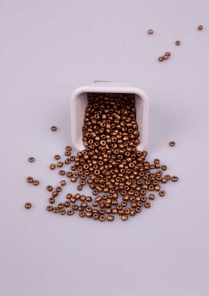 Büyük Cam Boncuk 50 Gram 5 mm | Altın