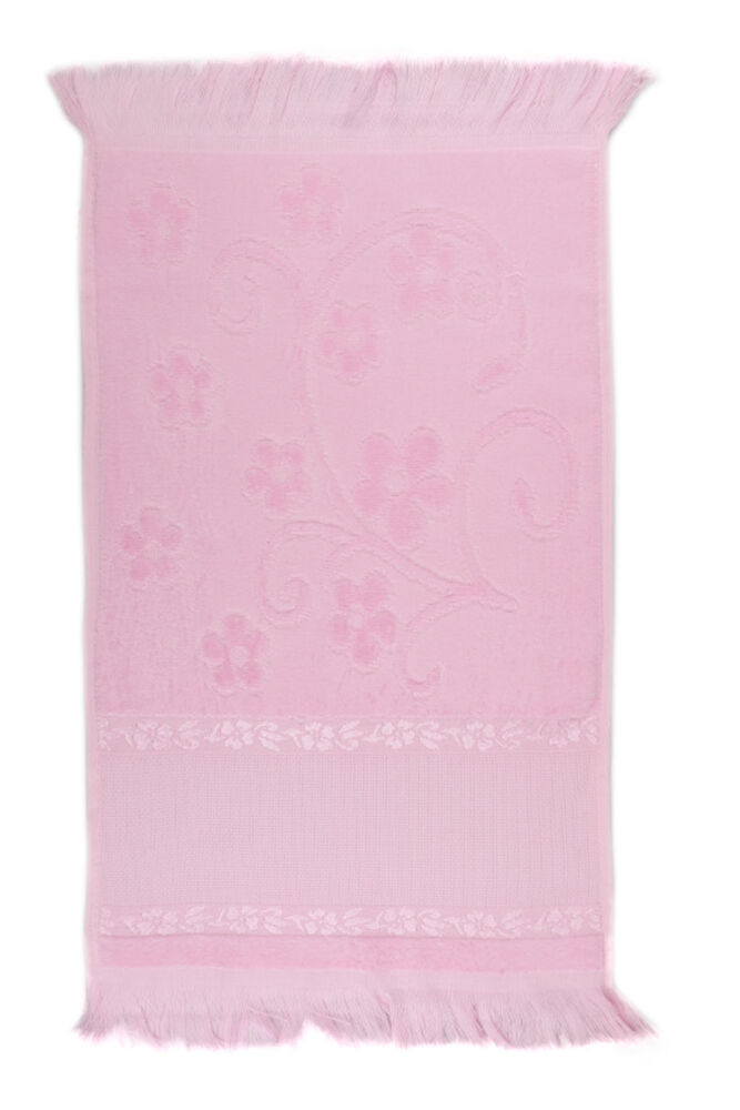 Полотенце Rüya Pırıltı с бахромой для вышивки 30*50см./ розовый 