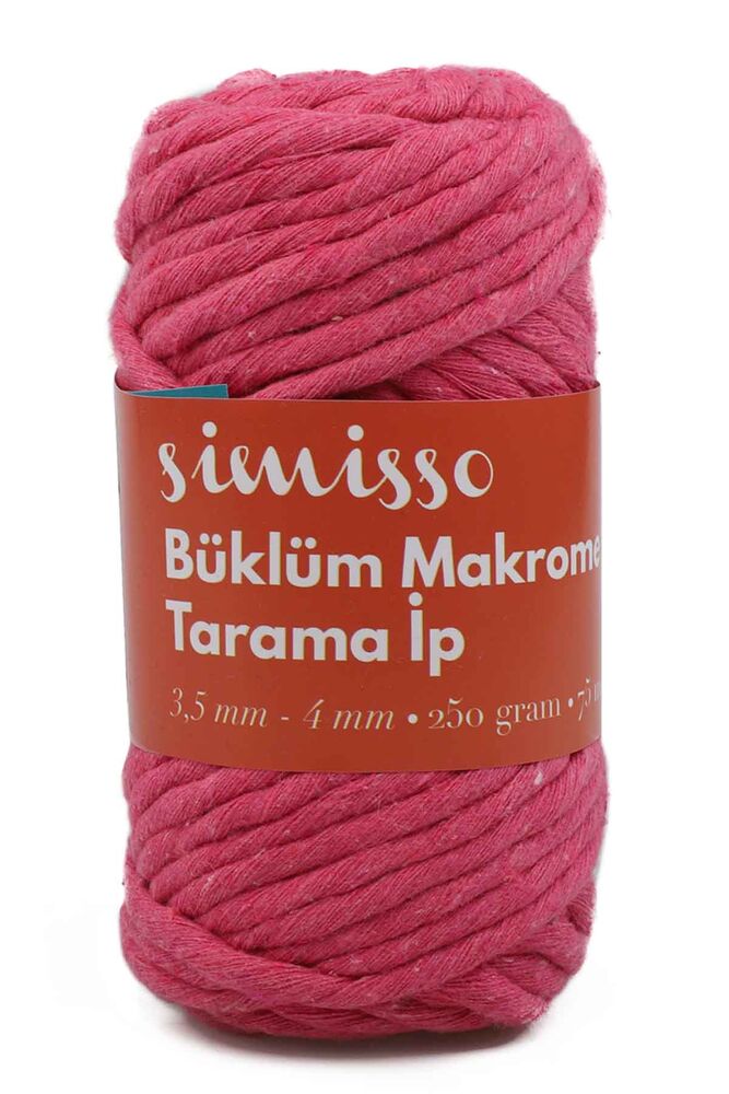 Пряжа для макраме Simisso /розовый