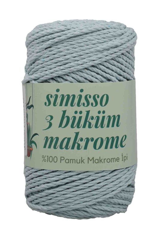 SİMİSSO - Хлопковый шнур Rüya для макраме 250гр./светло зеленый 