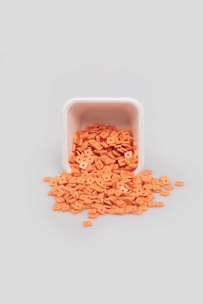 Плоские бусины SIMISSO 5 мм/светло-оранжевый 