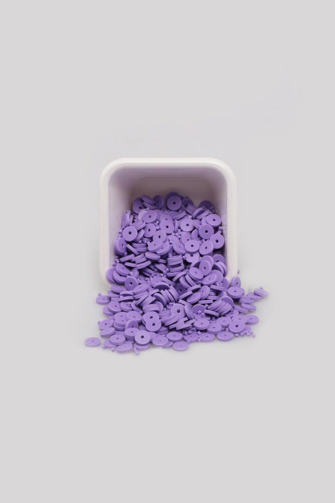 Плоские бусины SIMISSO 6 мм/фиолетовый