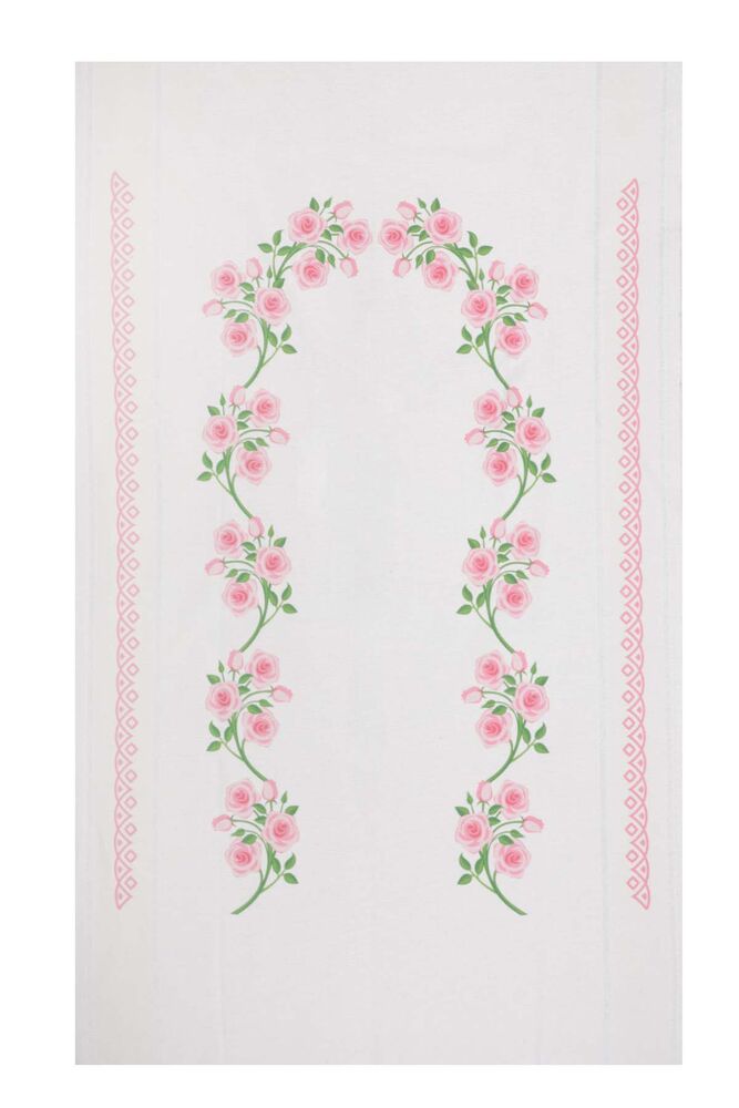 Льняной ажурный молитвенный коврик для вышивания 503|розовый