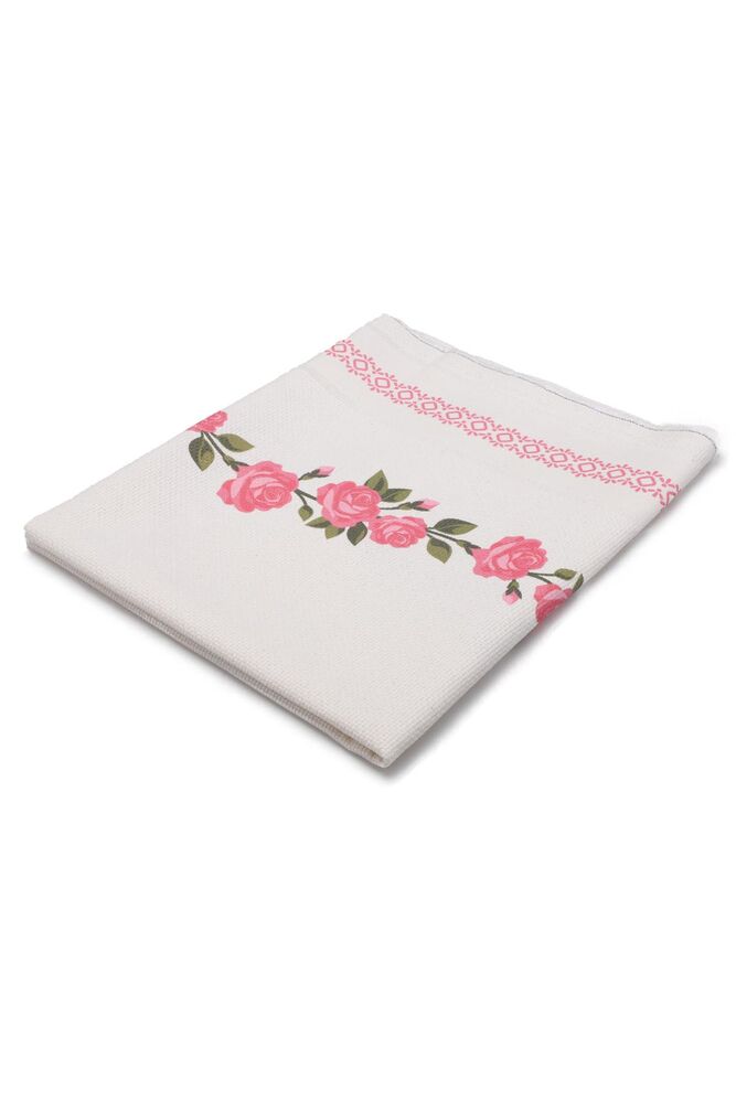 Льняной ажурный молитвенный коврик для вышивания 504|розовый