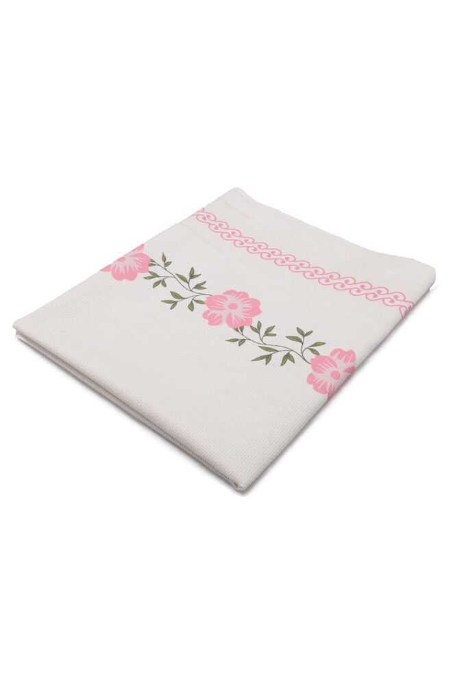 Льняной ажурный молитвенный коврик для вышивания 505|розовый