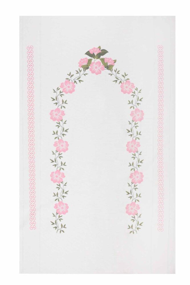 Льняной ажурный молитвенный коврик для вышивания 505|розовый
