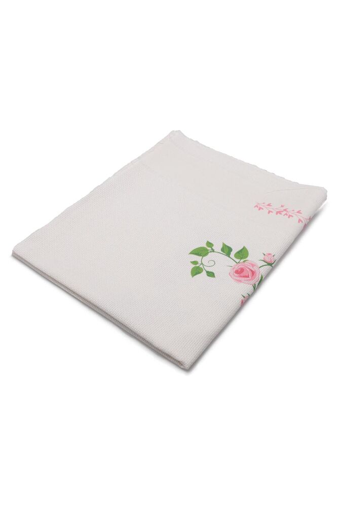 Льняной ажурный молитвенный коврик для вышивания 508|розовый