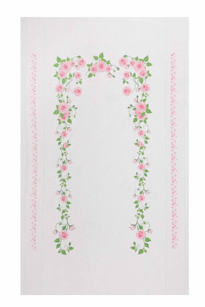 Льняной ажурный молитвенный коврик для вышивания 508|розовый