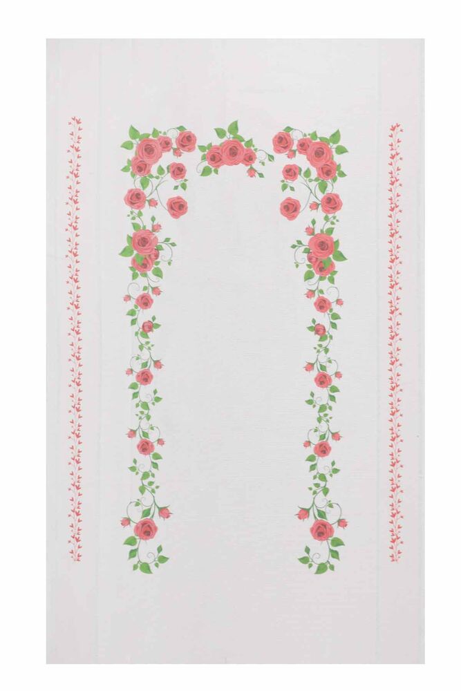 Льняной ажурный молитвенный коврик для вышивания 508|красный