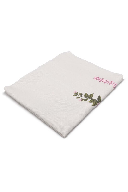 Льняной ажурный молитвенный коврик для вышивания 509|фиолетовый - Thumbnail