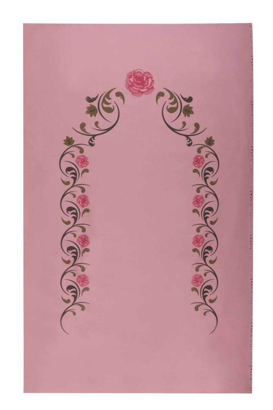 Молитвенный коврик для вышивания 501|розовый-пудровый - Thumbnail