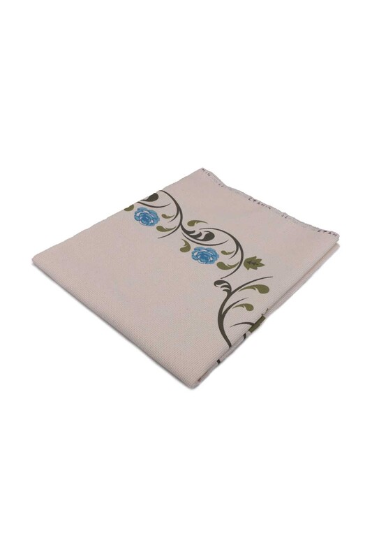 Молитвенный коврик для вышивания 501|голубой-кремовый - Thumbnail
