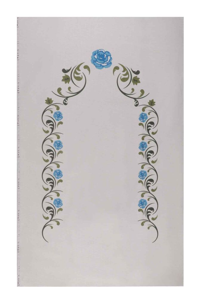 Молитвенный коврик для вышивания 501|голубой-кремовый