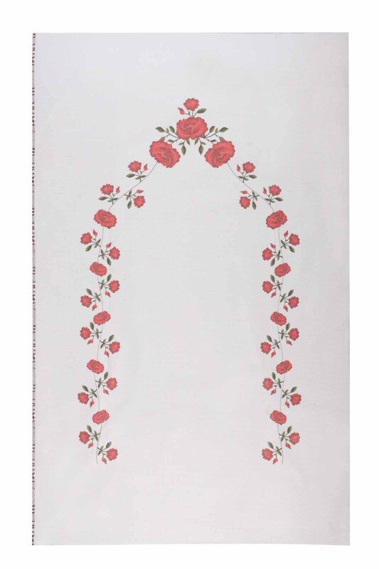 SİMİSSO - Молитвенный коврик для вышивания 502|красный-экрю
