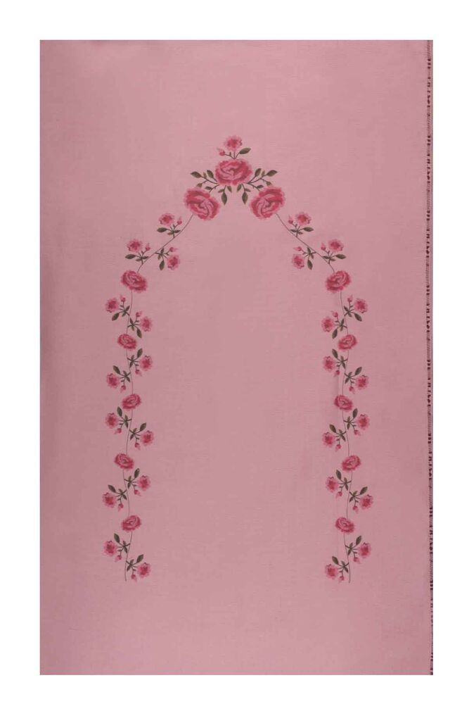 Baskılı Etamin İşlemelik Seccade Pembe 502 | Pudra