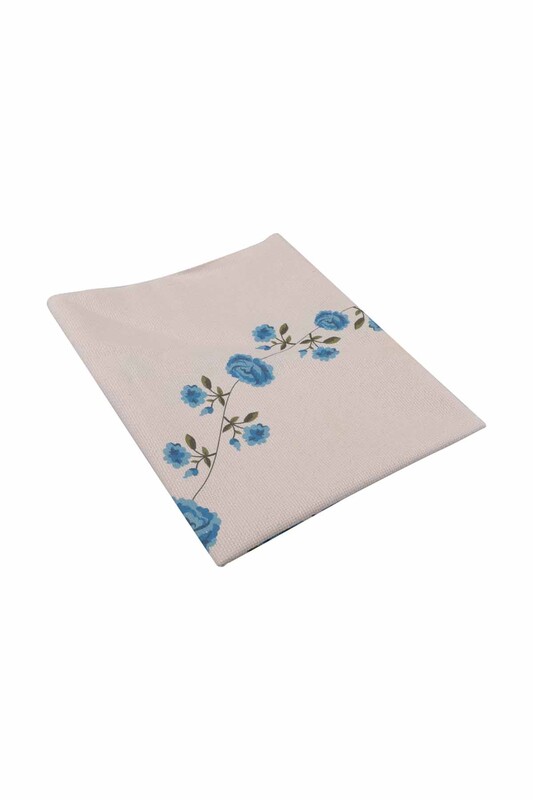 Молитвенный коврик для вышивания 502|голубой-кремовый - Thumbnail