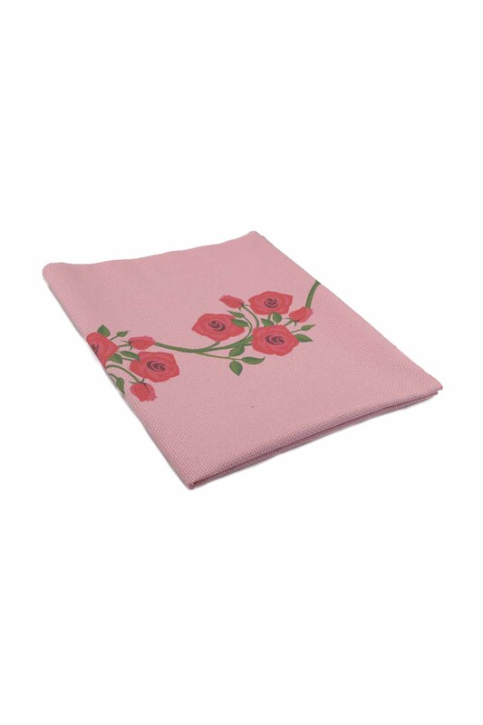 Молитвенный коврик для вышивания 503|красный-пудровый - Thumbnail