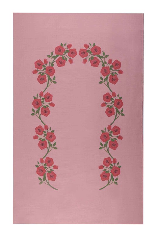 SİMİSSO - Молитвенный коврик для вышивания 503|красный-пудровый
