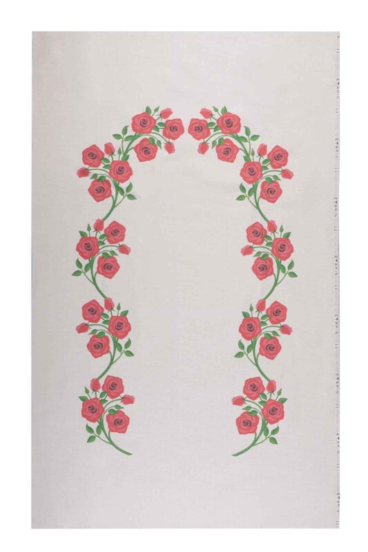 SİMİSSO - Молитвенный коврик для вышивания 503|красный-кремовый