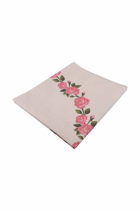 Молитвенный коврик для вышивания 504|розовый-кремовый - Thumbnail
