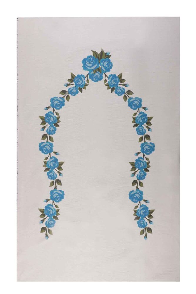 Молитвенный коврик для вышивания 504|голубой-кремовый