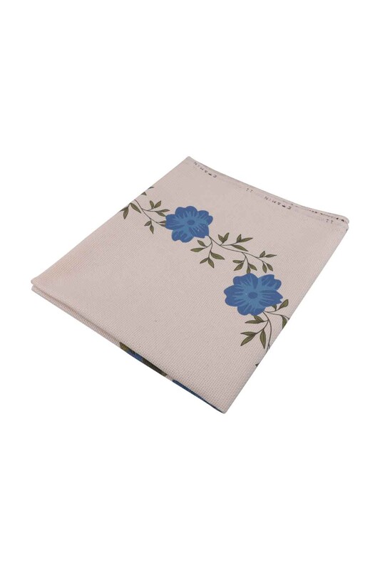 Молитвенный коврик для вышивания 505|голубой-кремовый - Thumbnail