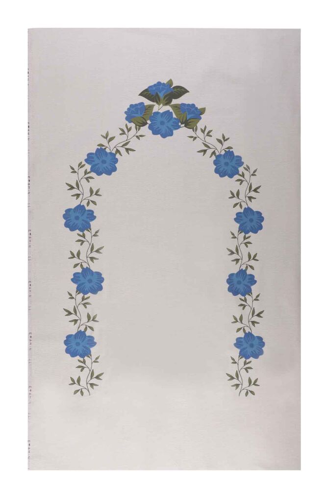 Молитвенный коврик для вышивания 505|голубой-кремовый