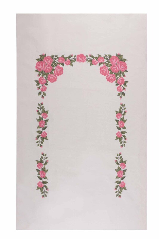 SİMİSSO - Молитвенный коврик для вышивания 507|розовый-кремовый