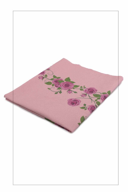 Молитвенный коврик для вышивания 508|фиолетовый-пудровый - Thumbnail