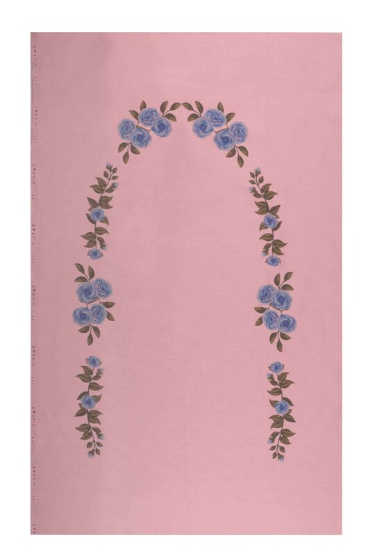 SİMİSSO - Молитвенный коврик для вышивания 509|голубой-пудровый 