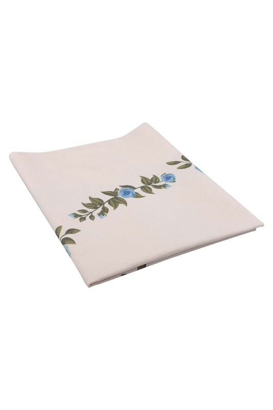 Молитвенный коврик для вышивания 509|голубой-кремовый - Thumbnail