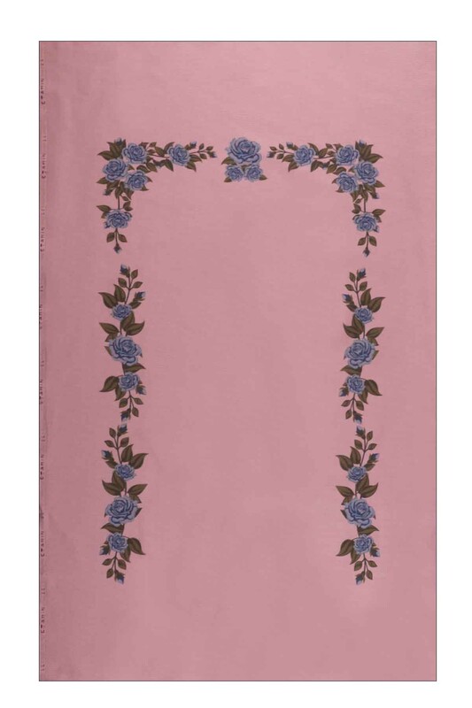 SİMİSSO - Молитвенный коврик для вышивания 510|голубой-пудровый